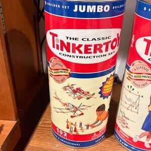 Tinkertoy Classic Construction Set - Red and Blue